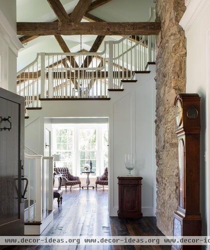 farmhouse entry by Donald Lococo Architects