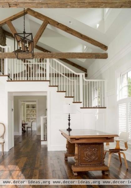 farmhouse living room by Donald Lococo Architects