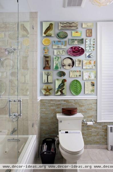 eclectic bathroom by Kati Curtis Design