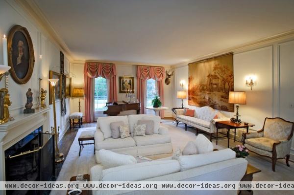 traditional living room by Dennis Mayer, Photographer