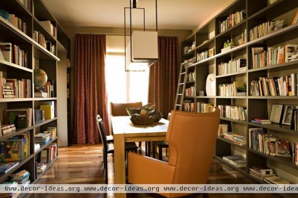 contemporary dining room by Michael Fullen Design Group