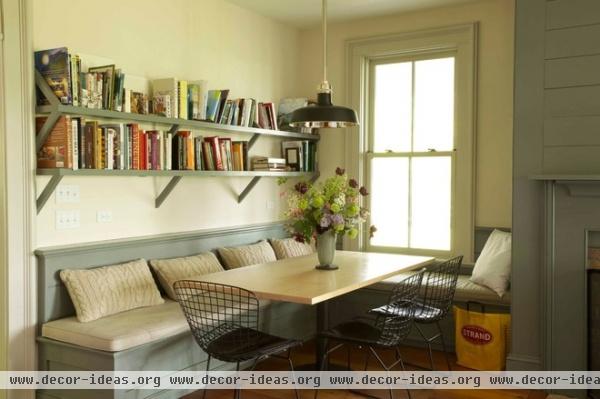 farmhouse dining room by KATE JOHNS AIA