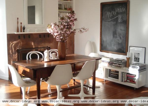 rustic dining room by SFGIRLBYBAY