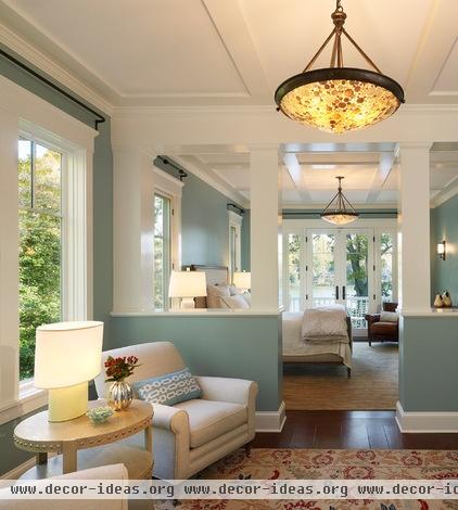 beach style bedroom by Barnes Vanze Architects, Inc