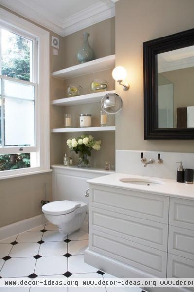 traditional bathroom by Laura Hammett Ltd