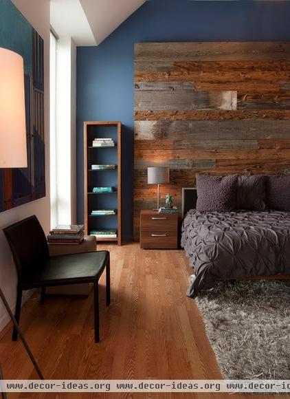 industrial bedroom by Groundswell Design Group, LLC