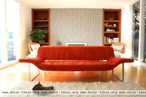 My Houzz: Sleekness and Soft Touches in a Midcentury Home