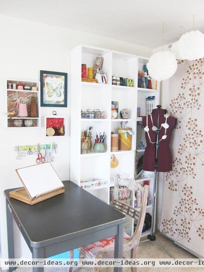 eclectic home office by Going Home To Roost