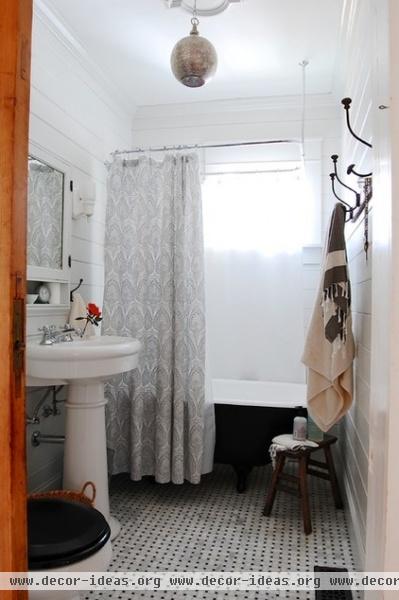 eclectic bathroom by Corynne Pless