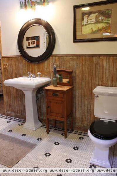 rustic bathroom by Madison Modern Home