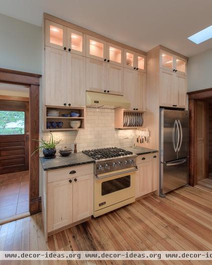 transitional kitchen by HighCraft Builders