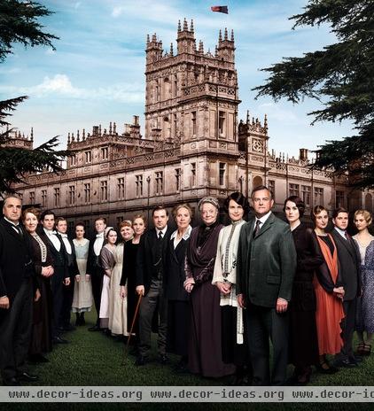 traditional exterior Downton Abbey