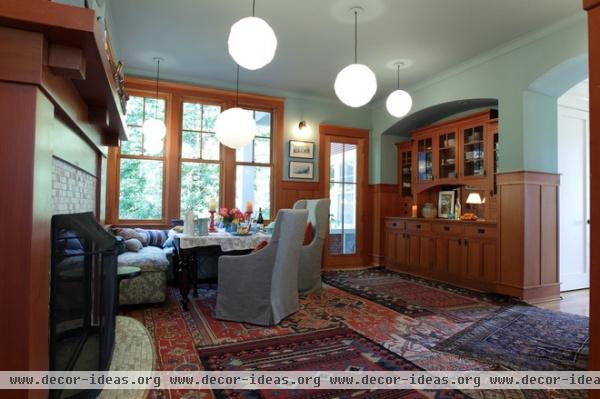 transitional dining room by Shannon Malone