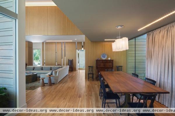 modern dining room by Webber + Studio, Architects