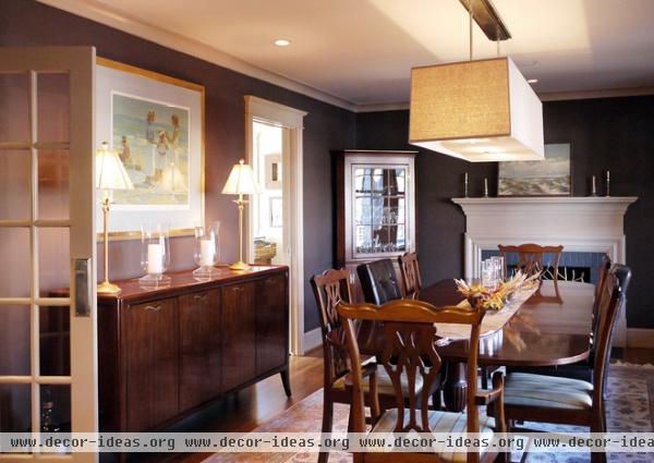 craftsman dining room by Rill Architects