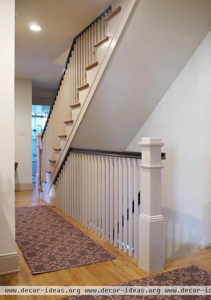 craftsman staircase by Rill Architects