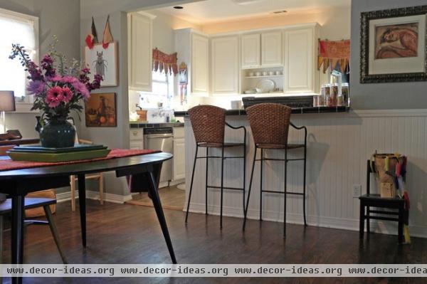 eclectic dining room by Sarah Greenman