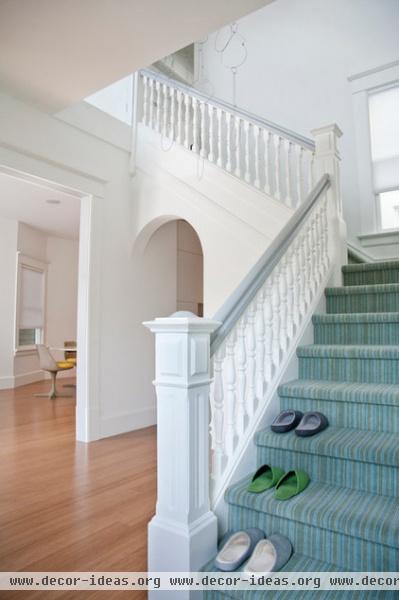 transitional staircase by Three Legged Pig Design