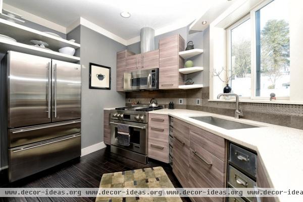 contemporary kitchen by Monticello Homes & Development