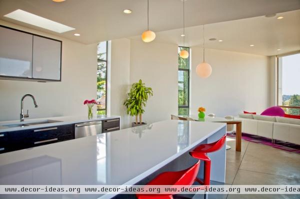 contemporary dining room by Elemental Design, LLC