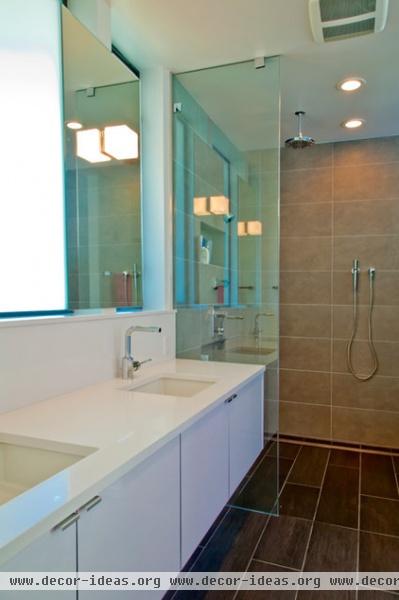 contemporary bathroom by Elemental Design, LLC