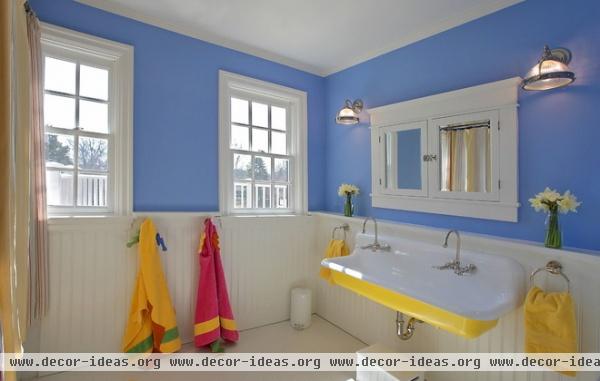 traditional bathroom by The Block Builders Group