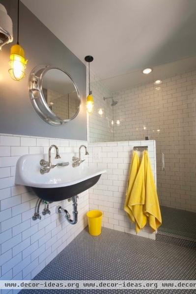 eclectic bathroom by Eric Aust Architect