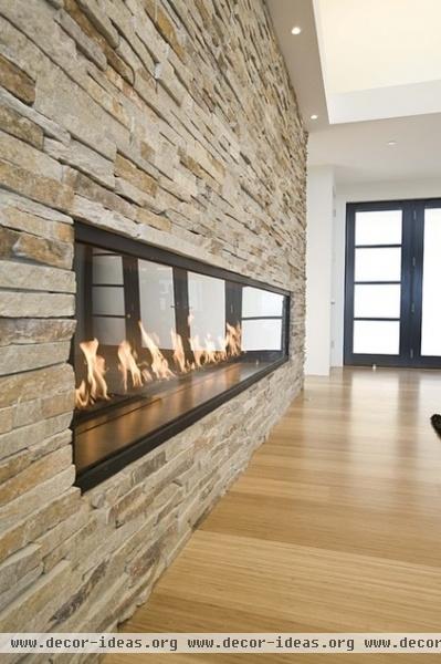 Ribbons of Fire: 10 Artfully Minimalist Fireplaces