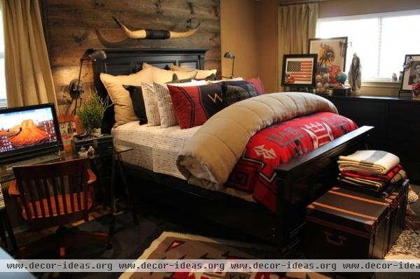 rustic bedroom by The Cavender Diary