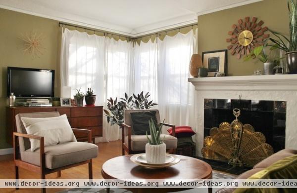 eclectic living room by Kimberley Bryan