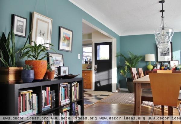 eclectic dining room by Kimberley Bryan