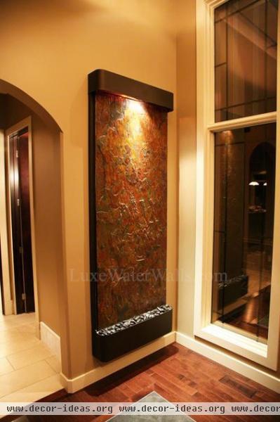 craftsman entry by Luxe Water Walls