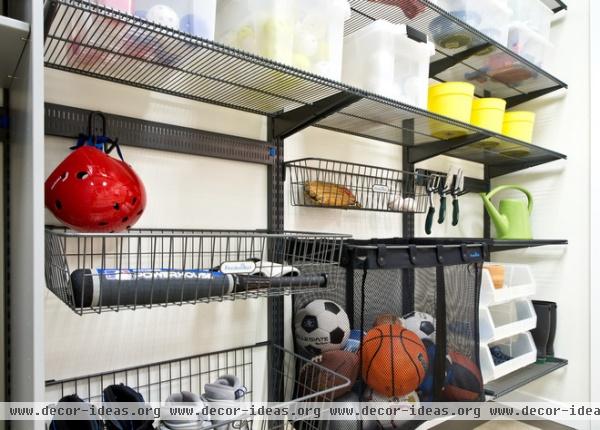 traditional garage and shed by Organized Living