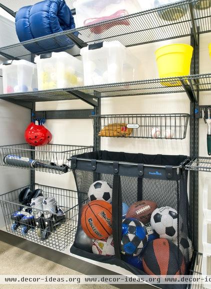 traditional garage and shed by Organized Living