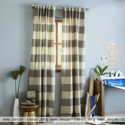 contemporary curtains by West Elm