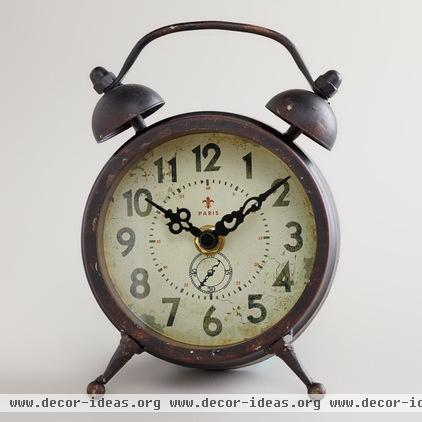 industrial clocks by World Market