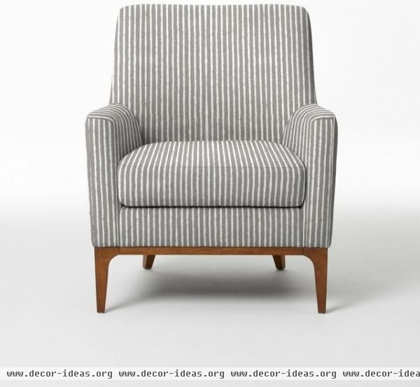 modern armchairs by West Elm