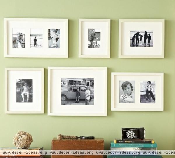 traditional frames by Pottery Barn