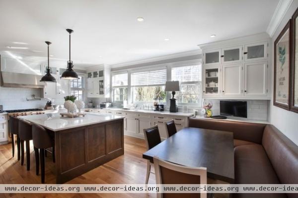 transitional kitchen by John Johnstone