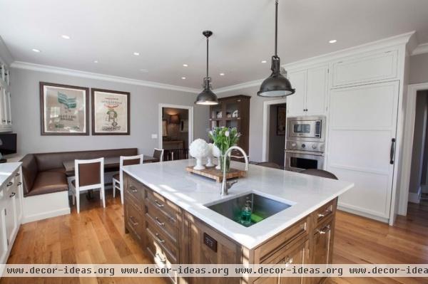 transitional kitchen by John Johnstone