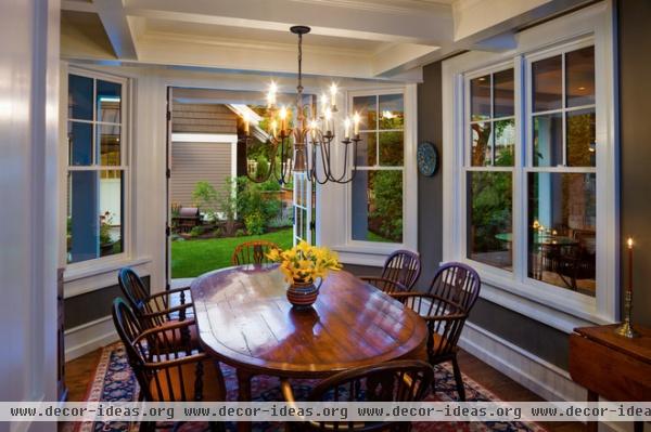 craftsman dining room by Locati Architects