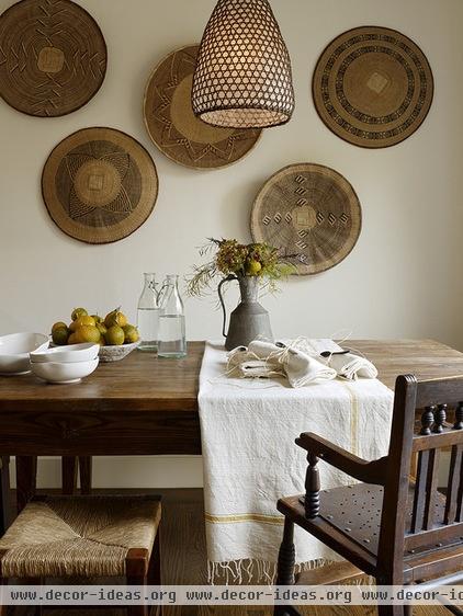 rustic dining room by Jute Interior Design