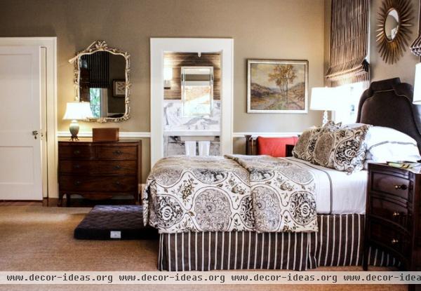 traditional bedroom by Mina Brinkey