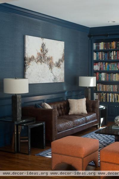 Room of the Day: Deep Blue is the Hot Hue