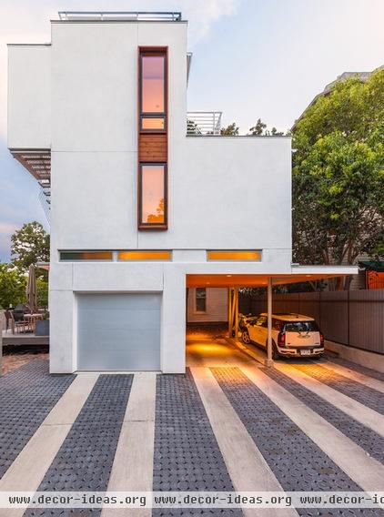 contemporary garage and shed by Tom Hurt Architecture