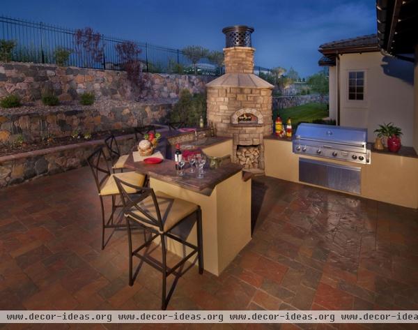 mediterranean patio by Celebrity Communities