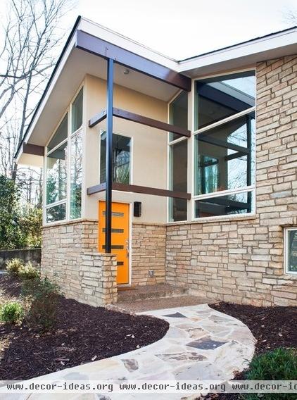 midcentury exterior by Renewal Design-Build