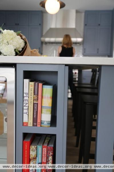 transitional kitchen by Von Fitz Design