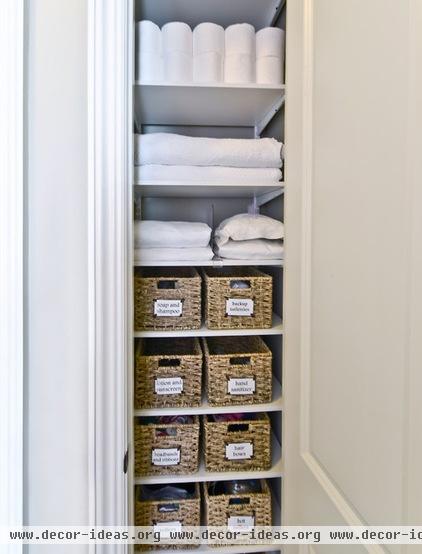 transitional closet by Organized Living