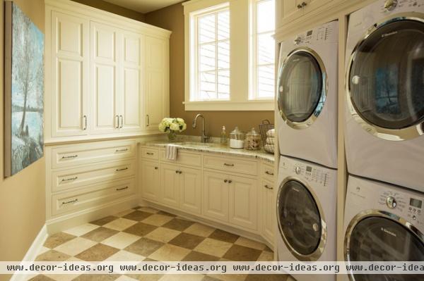 traditional laundry room by Martha O'Hara Interiors